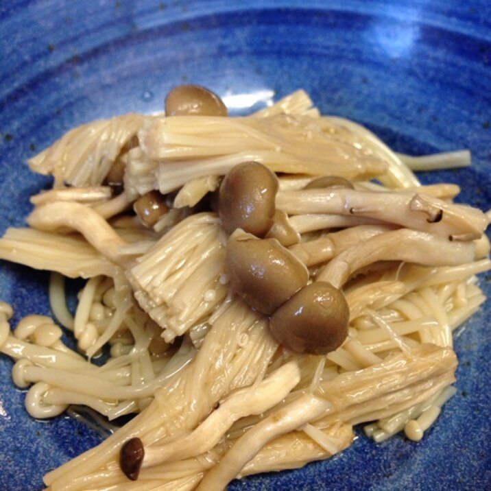 簡単使える常備菜!!きのこの麺つゆ煮